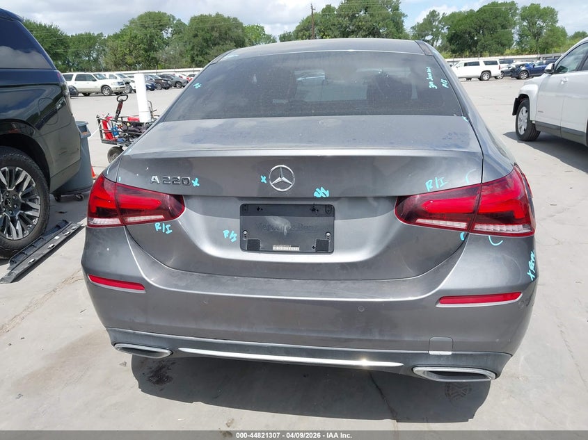2019 Mercedes-Benz A 220 VIN: WDD3G4EB6KW023315 Lot: 44821307