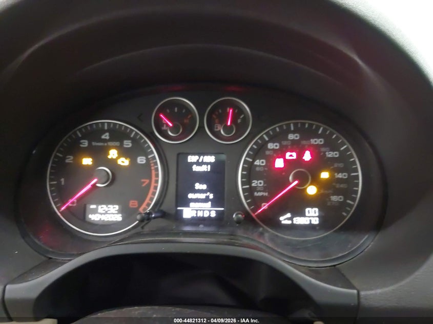 2009 Audi A3 2.0T VIN: WAUKF78PX9A052421 Lot: 44821312