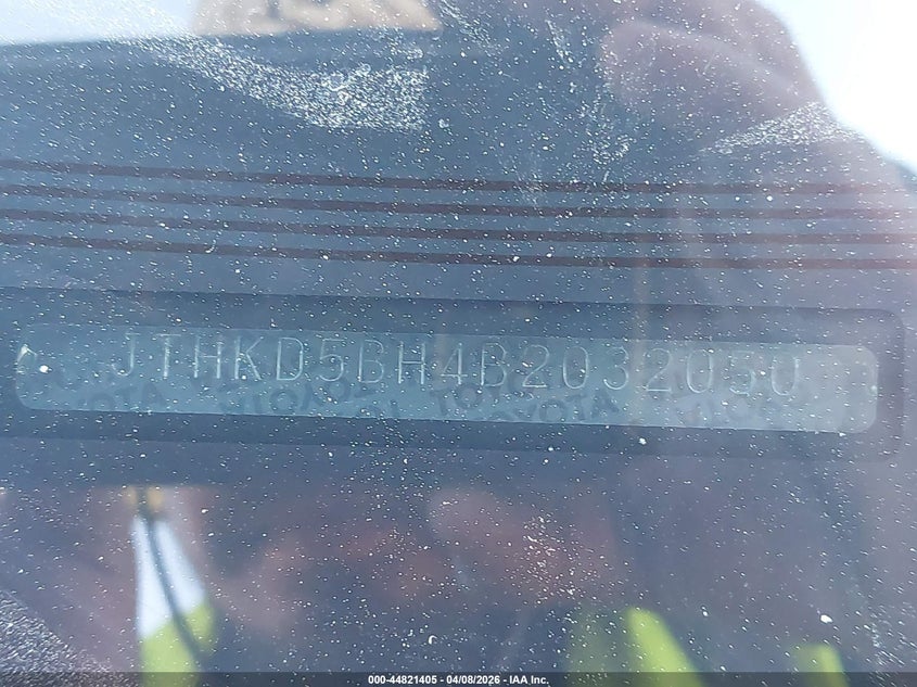 2011 Lexus Ct 200H Premium VIN: JTHKD5BH4B2032050 Lot: 44821405