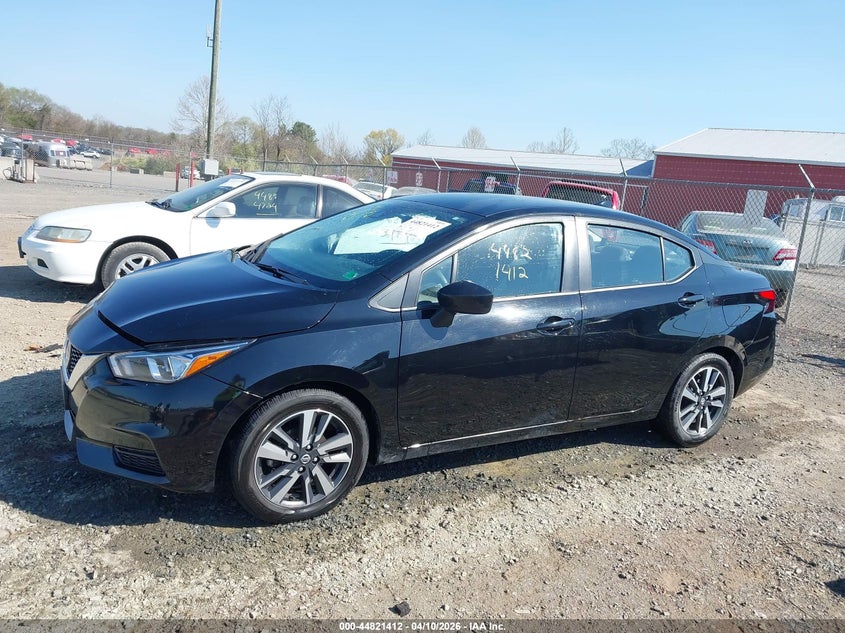 2022 Nissan Versa 1.6 Sv Xtronic Cvt VIN: 3N1CN8EV0NL856297 Lot: 44821412