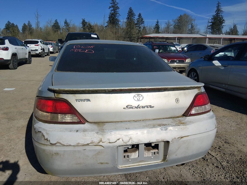 2000 Toyota Camry Solara Sle V6 VIN: 2T1CF28PXYC399512 Lot: 44821497