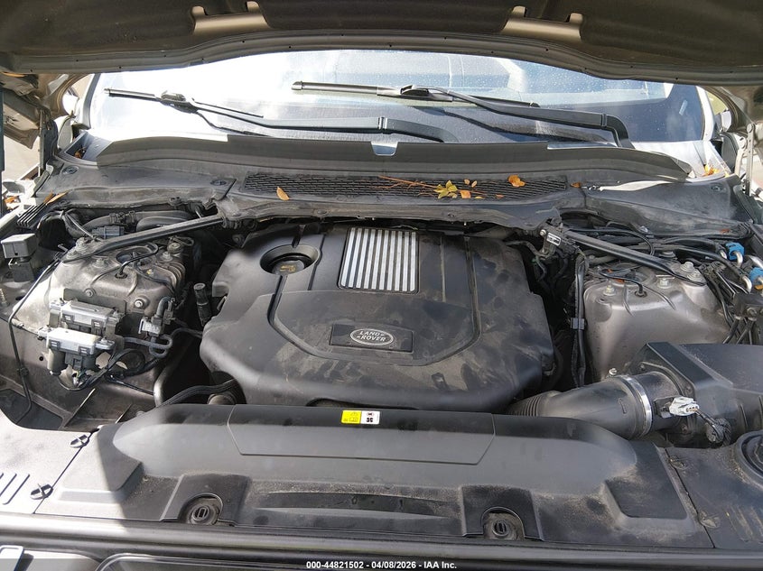 2016 Land Rover Range Rover Sport 3.0L V6 Turbocharged Diesel Hse Td6 VIN: SALWR2KF0GA627789 Lot: 44821502