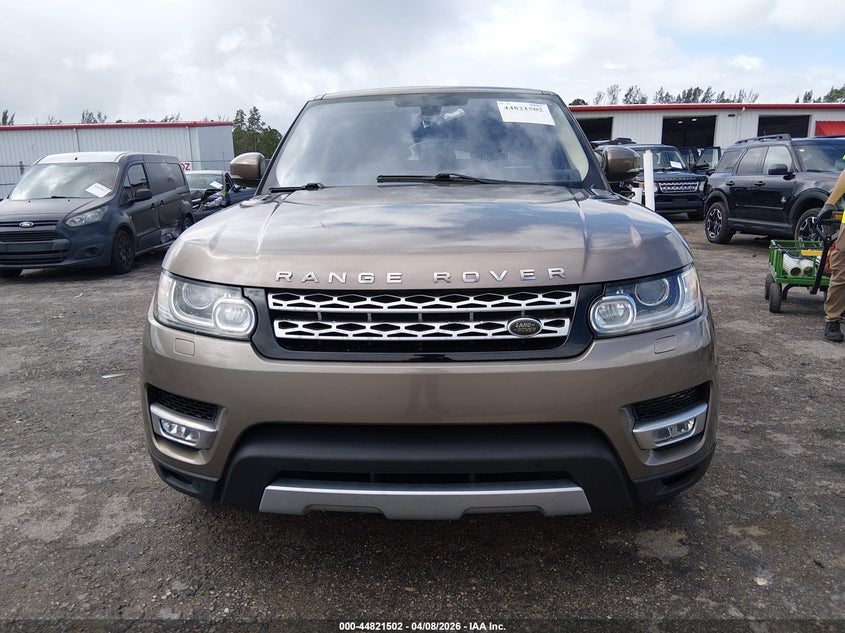 2016 Land Rover Range Rover Sport 3.0L V6 Turbocharged Diesel Hse Td6 VIN: SALWR2KF0GA627789 Lot: 44821502