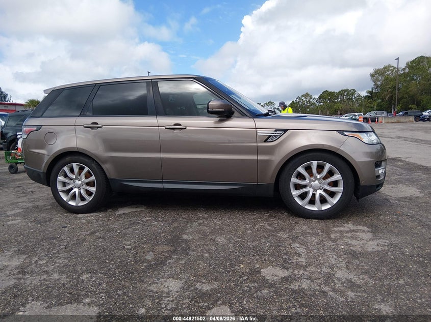2016 Land Rover Range Rover Sport 3.0L V6 Turbocharged Diesel Hse Td6 VIN: SALWR2KF0GA627789 Lot: 44821502