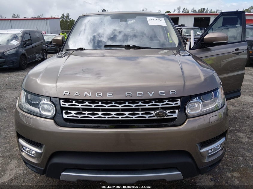 2016 Land Rover Range Rover Sport 3.0L V6 Turbocharged Diesel Hse Td6 VIN: SALWR2KF0GA627789 Lot: 44821502