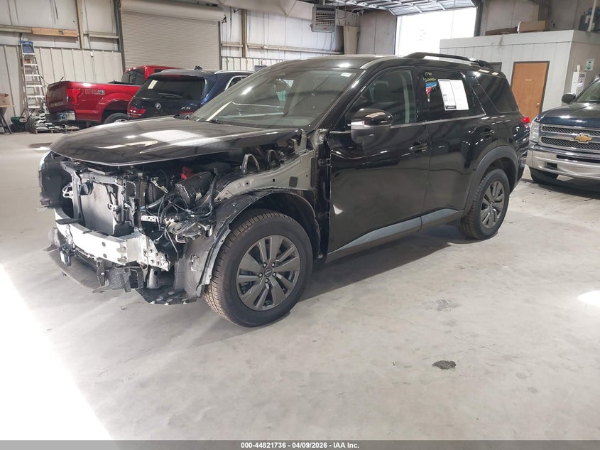 2024 Nissan Pathfinder 3.5 Sv 4Wd black Lot 111044821736 Vin 5N1DR3BC3RC270041