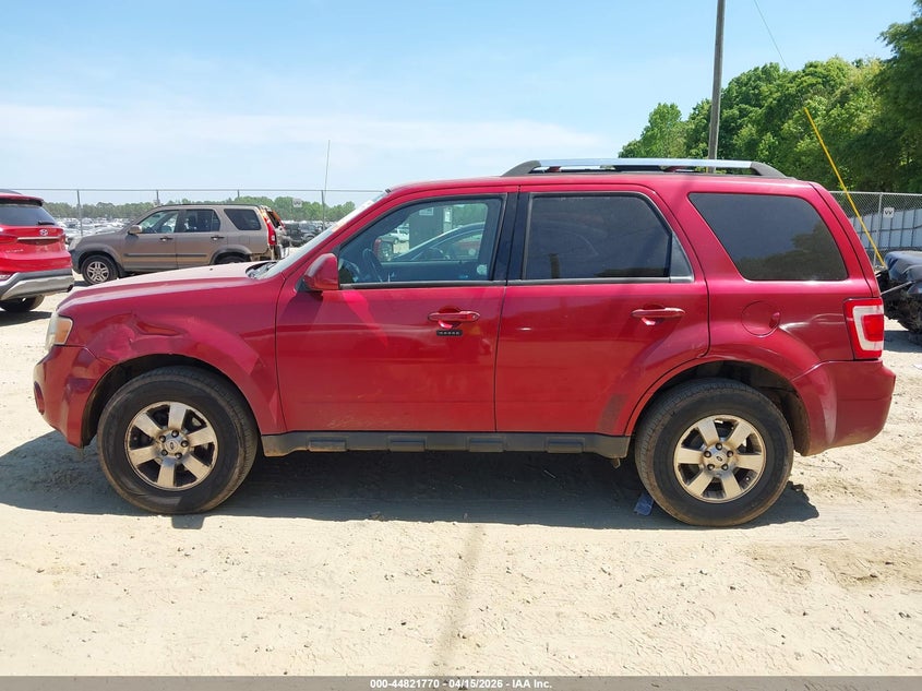 2012 Ford Escape 2.5 Limited red Lot 111044821770 Vin 1FMCU0E78CKB11164