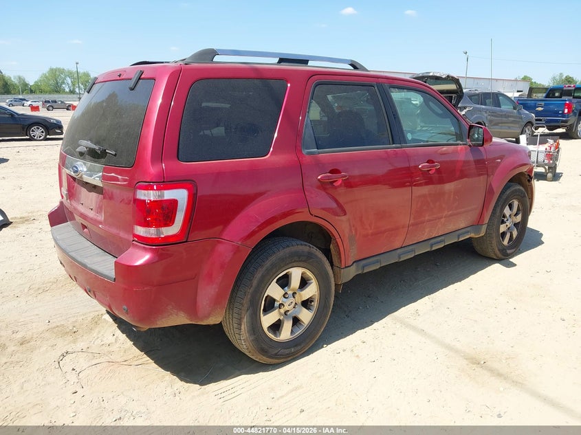 2012 Ford Escape 2.5 Limited red Lot 111044821770 Vin 1FMCU0E78CKB11164