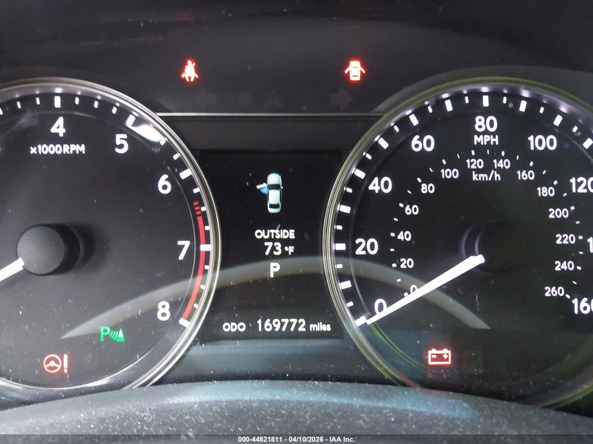 2013 Lexus Gs 350 VIN: JTHBE1BL5D5010456 Lot: 44821811