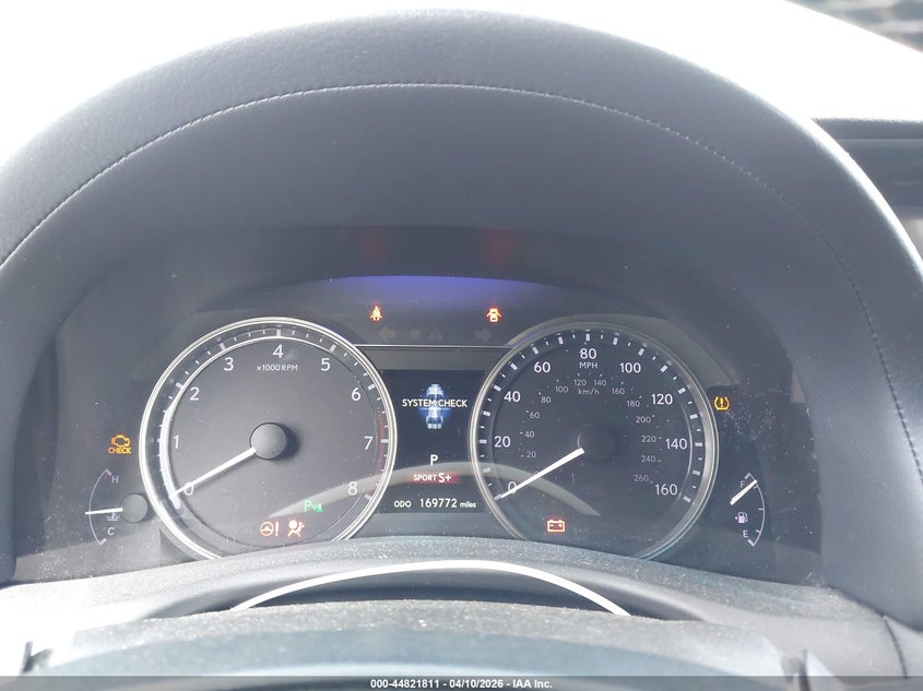 2013 Lexus Gs 350 VIN: JTHBE1BL5D5010456 Lot: 44821811