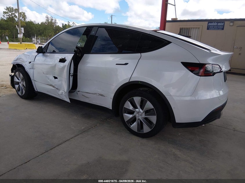 2022 Tesla Model y Long Range Dual Motor All-Wheel Drive white Lot 111044821875 Vin 7SAYGDEEXNA022252
