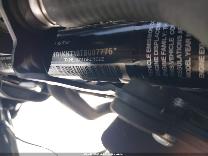2026 Harley-Davidson Fltrx VIN: 1HD1KH710TB607776 Lot: 44821905