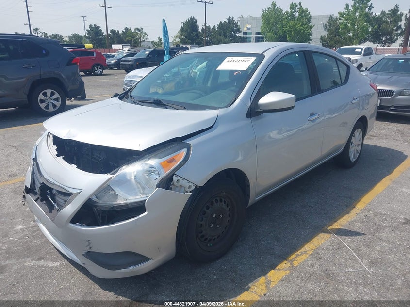 2016 Nissan Versa 1.6 1.6 S/1.6 S+/1.6 Sl/1.6 Sv silver Lot 111044821907 Vin 3N1CN7AP2GL876653