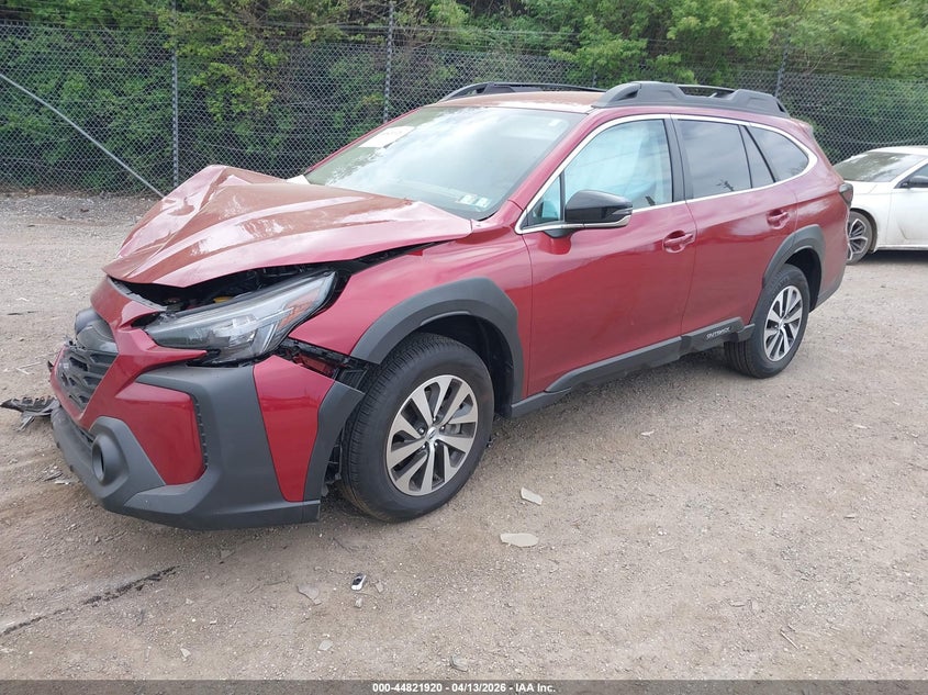 2025 Subaru Outback 2.5 Premium red Lot 111044821920 Vin 4S4BTADC7S3336140