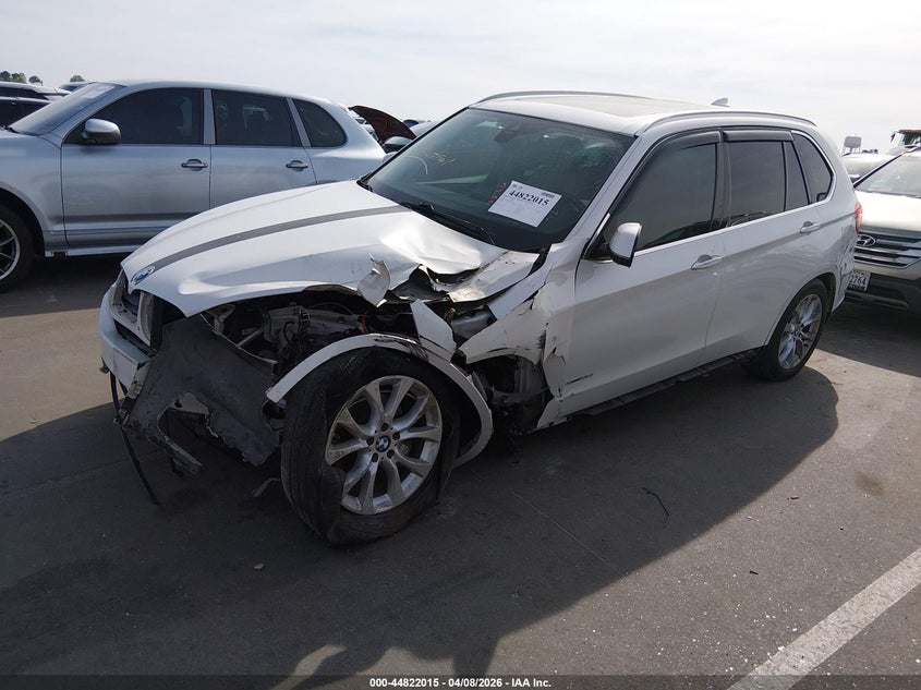 2015 BMW X5 3.0 Xdrive35i White Lot 111044822015 Vin 5UXKR0C58F0P01513