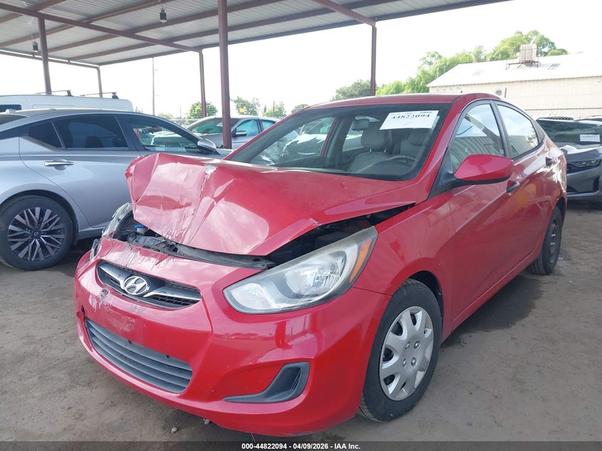 2013 Hyundai Accent 1.6 Gls red Lot 111044822094 Vin KMHCT4AEXDU537250