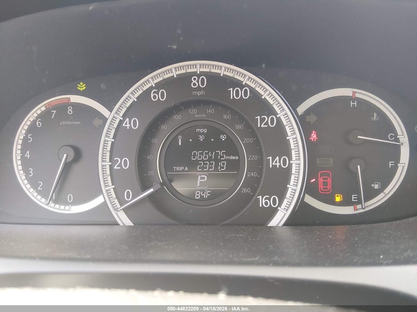 2014 Honda Accord Ex-L V-6 VIN: 1HGCR3F83EA033773 Lot: 44822209