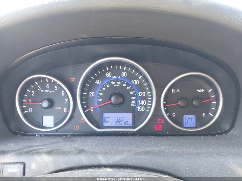 2011 Hyundai Veracruz Limited VIN: KM8NUDCC3BU162266 Lot: 44822250