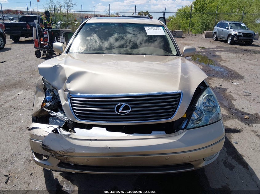 2003 Lexus Ls 430 VIN: JTHBN30F230117727 Lot: 44822275