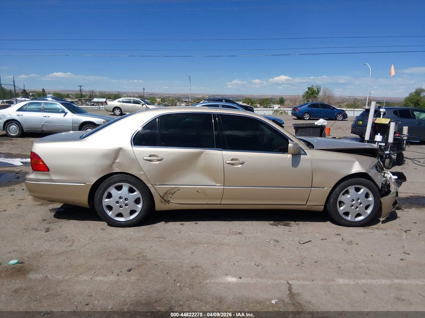 2003 Lexus Ls 430 VIN: JTHBN30F230117727 Lot: 44822275