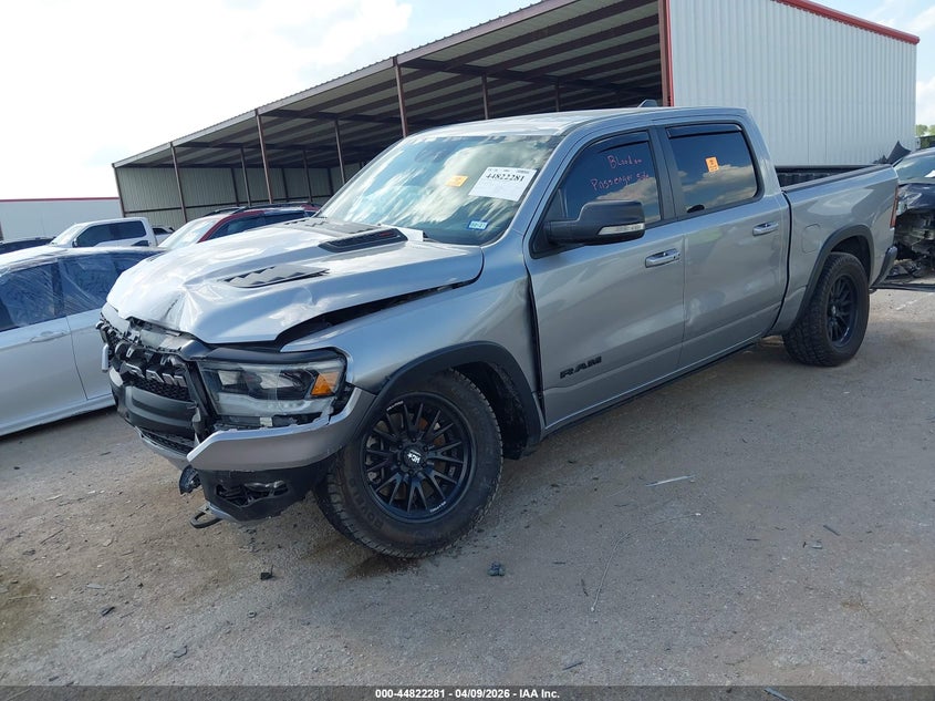 1C6SRFLM9NN171346 2022 Ram 1500 3.0 Ram Rebel 4X4 5'7 Box silver