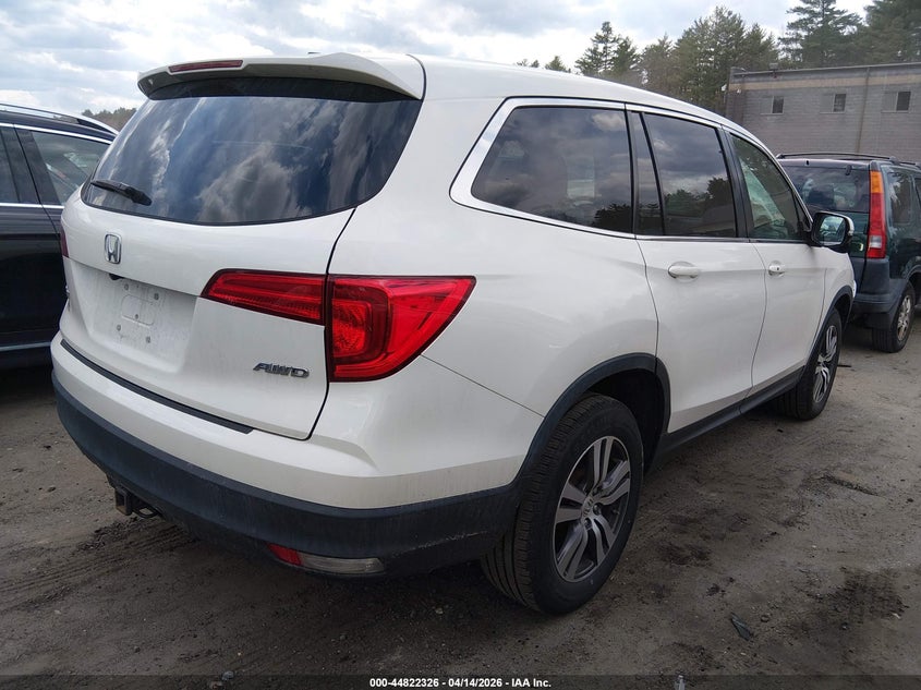 Vin: 5fnyf6h55jb013995, lot: 45319598, honda pilot ex-l 20184