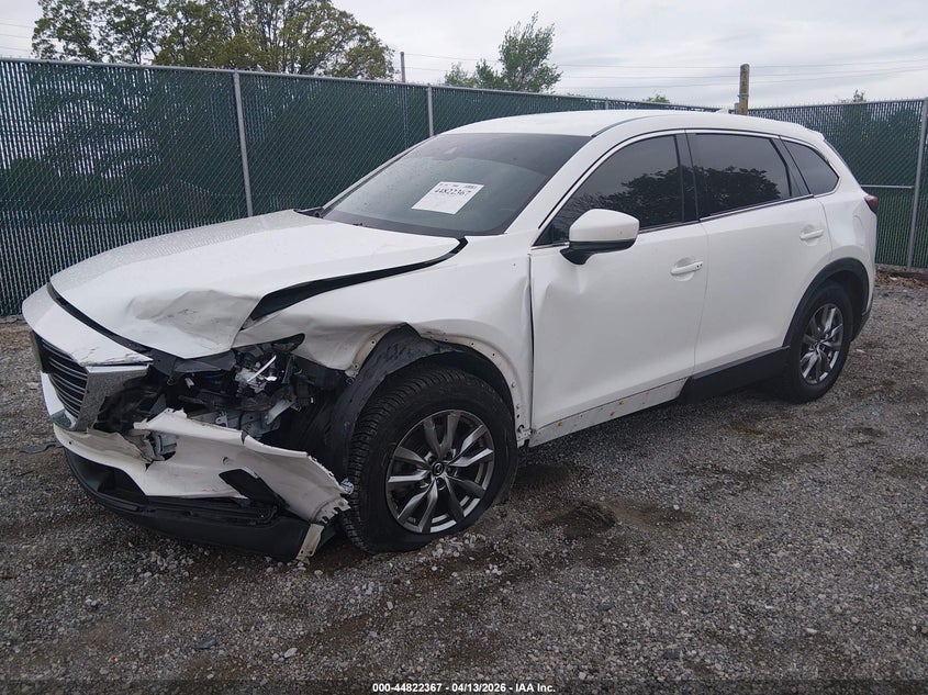 2019 Mazda Cx-9 2.5 Cx-9 Touring white Lot 111044822367 Vin JM3TCBCY8K0314927
