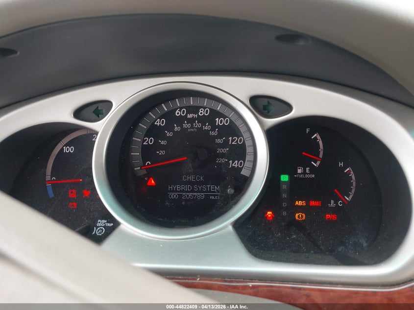 2006 Toyota Highlander Hybrid V6 VIN: JTEEW21A460009375 Lot: 44822409