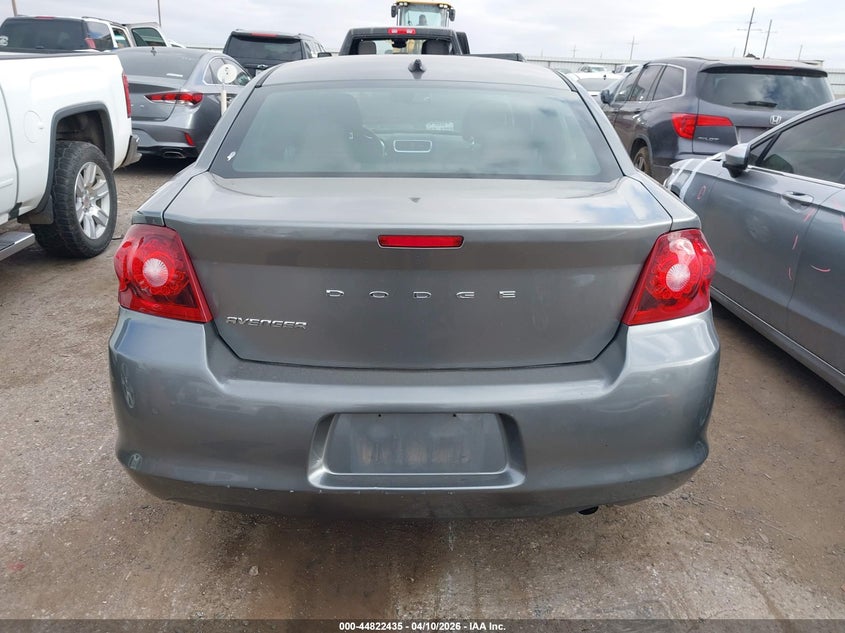 2012 Dodge Avenger Se VIN: 1C3CDZABXCN286764 Lot: 44822435