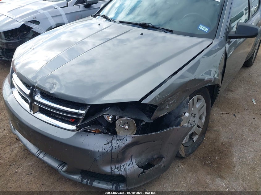 2012 Dodge Avenger Se VIN: 1C3CDZABXCN286764 Lot: 44822435