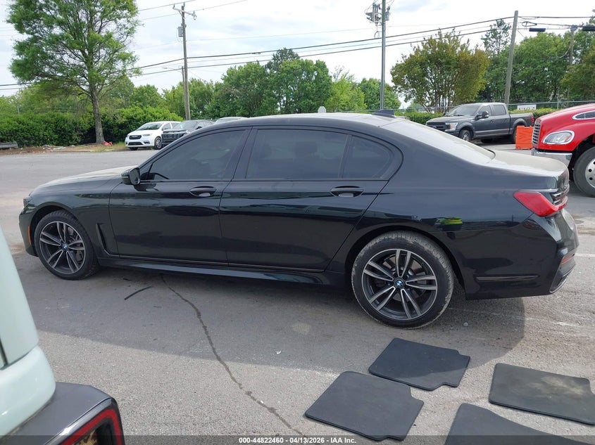 2022 BMW 740 I xDrive VIN: WBA7T4C01NCH09857 Lot: 44822460