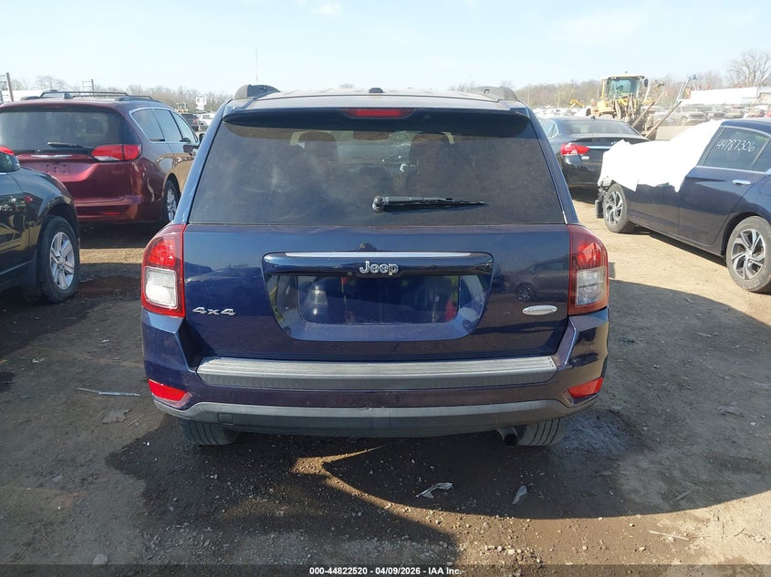 2016 Jeep Compass Latitude VIN: 1C4NJDEB6GD545322 Lot: 44822520