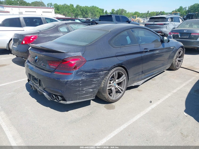 Vin: wbslx9c53ed160239, lot: 45319854, bmw m6 20144