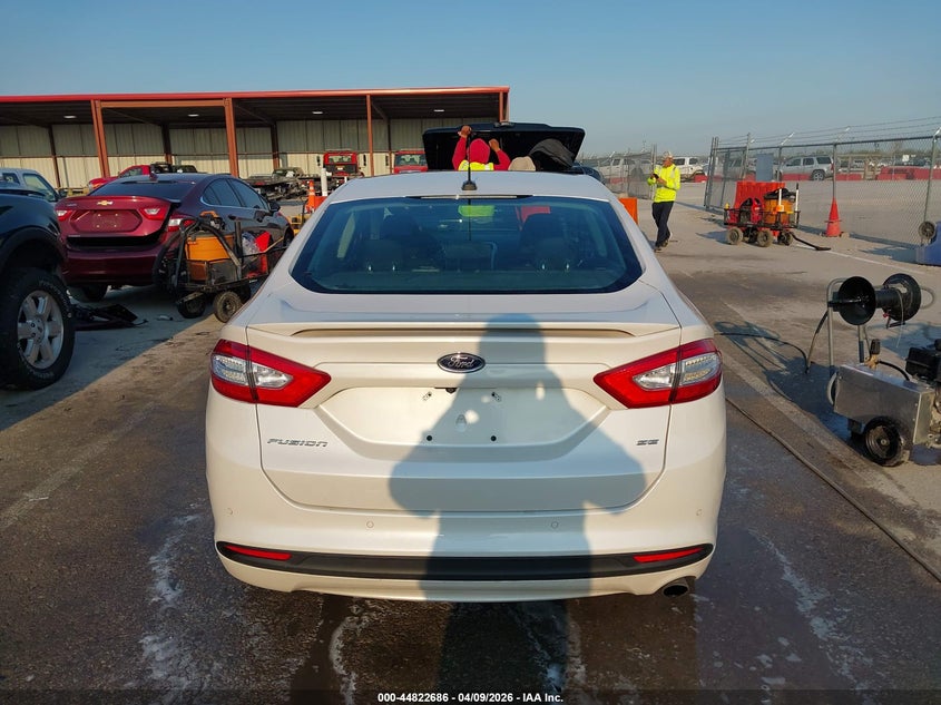 2016 Ford Fusion 2.5 Se white Lot 111044822686 Vin 3FA6P0H71GR224398