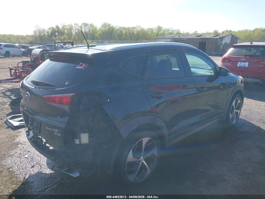 2016 Hyundai Tucson 1.6 Sport black Lot 111044822812 Vin KM8J3CA26GU044306