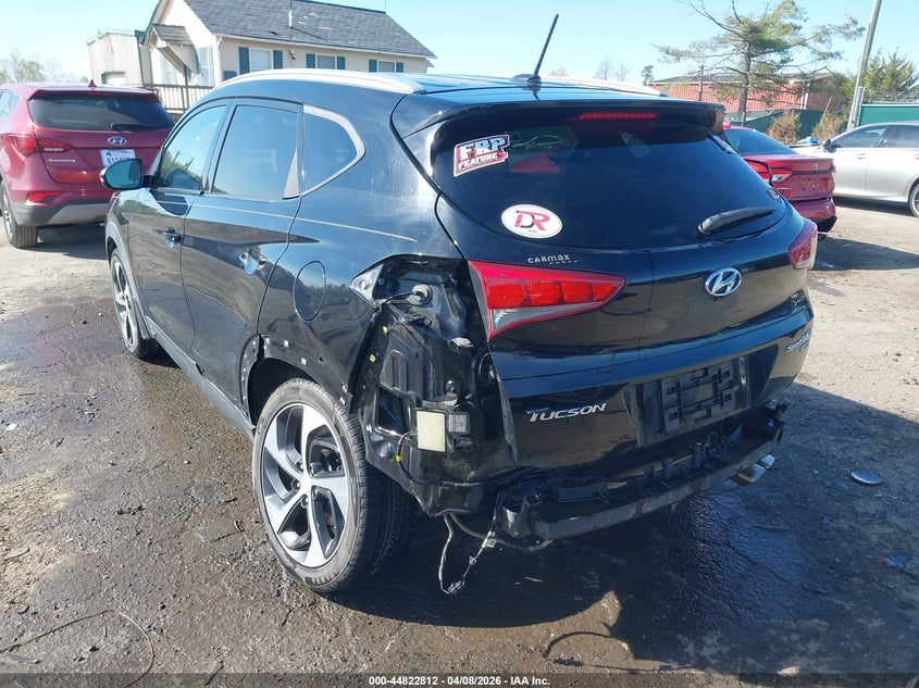 2016 Hyundai Tucson 1.6 Sport black Lot 111044822812 Vin KM8J3CA26GU044306