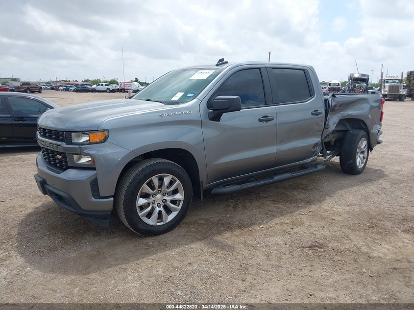 VIN 3GCPWBEK7LG147175 2020 CHEVROLET SILVERADO 1500 2WD  SHORT BED CUSTOM