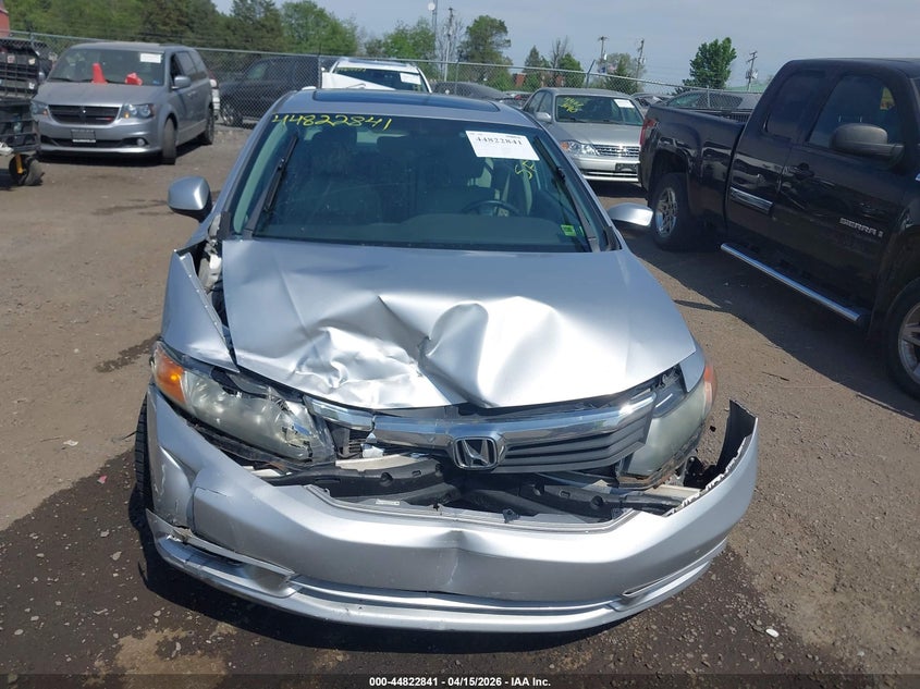 2012 Honda Civic Ex-L VIN: 19XFB2F97CE039394 Lot: 44822841