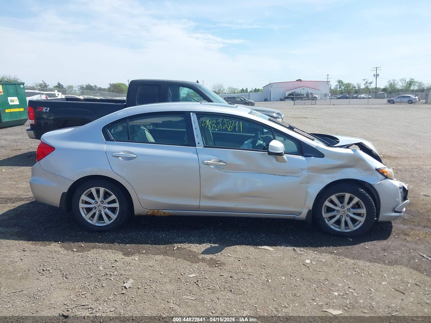 2012 Honda Civic Ex-L VIN: 19XFB2F97CE039394 Lot: 44822841