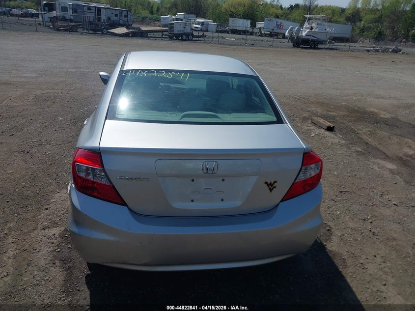 2012 Honda Civic Ex-L VIN: 19XFB2F97CE039394 Lot: 44822841