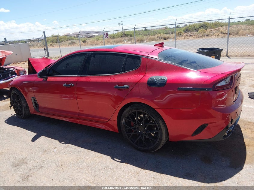 2018 Kia Stinger Gt2 VIN: KNAE55LC4J6010147 Lot: 44822903