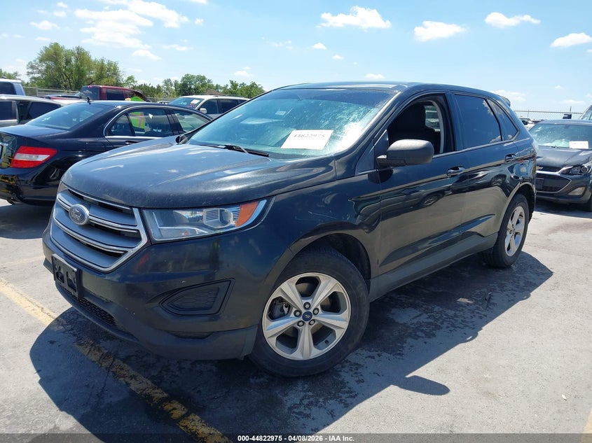 2015 Ford Edge 3.5 Se black Lot 111044822975 Vin 2FMTK3G80FBB43375