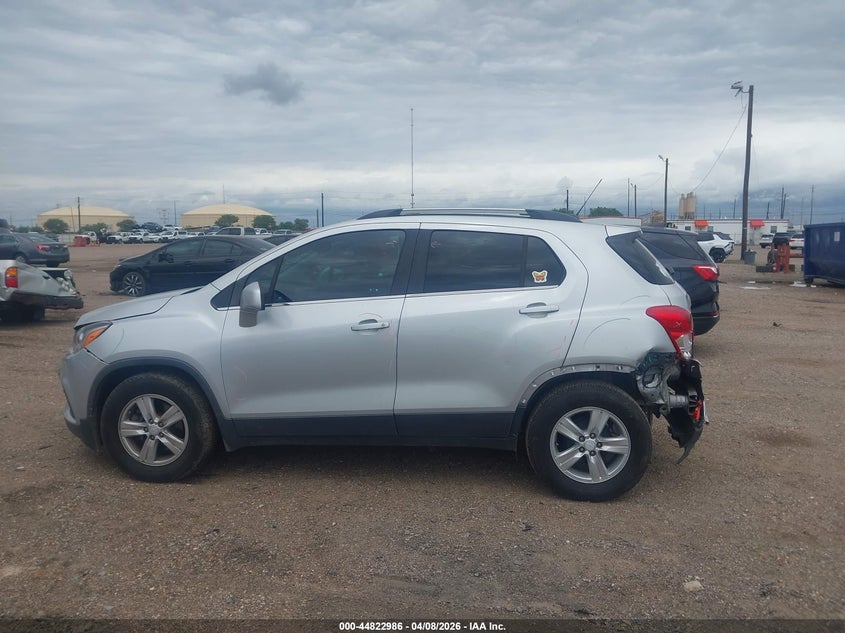 2019 Chevrolet Trax 1.4 Lt grey Lot 111044822986 Vin 3GNCJLSB8KL164037