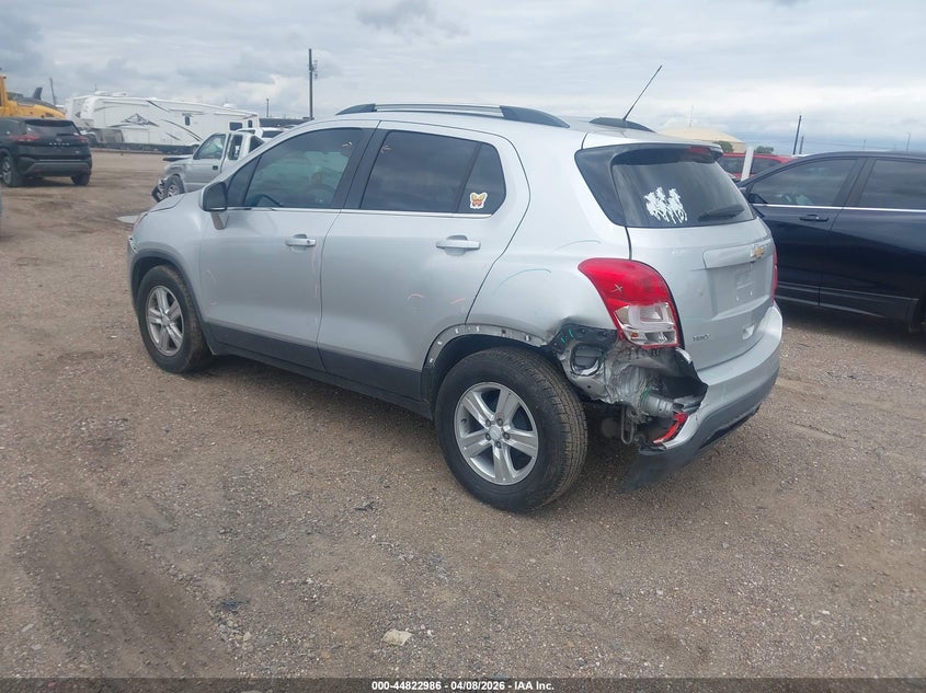 2019 Chevrolet Trax 1.4 Lt grey Lot 111044822986 Vin 3GNCJLSB8KL164037