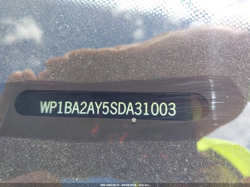 2025 Porsche Cayenne Coupe VIN: WP1BA2AY5SDA31003 Lot: 44823014