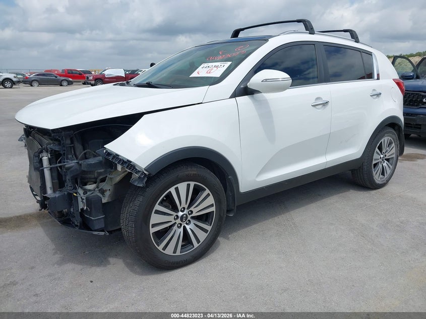 2014 Kia Sportage 2.4 Ex White Lot 111044823023 Vin KNDPC3AC5E7630692