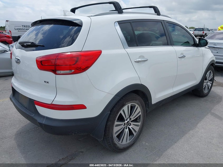 2014 Kia Sportage 2.4 Ex White Lot 111044823023 Vin KNDPC3AC5E7630692