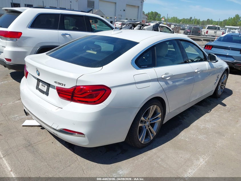 Vin: wba4j1c50kbm15528, lot: 45320298, bmw 430i gran coupe 20194