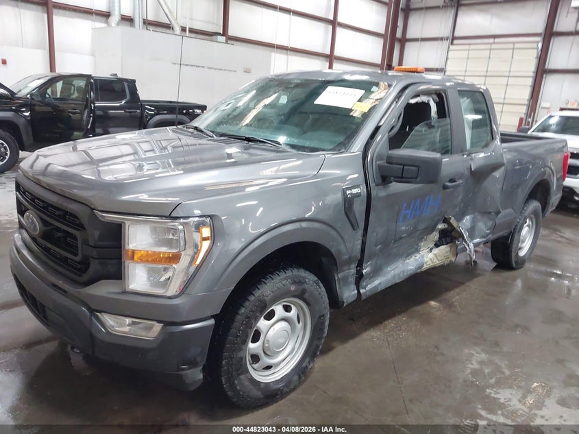 VIN 1FTEX1EP5NKD51964 2022 FORD F-150 XL