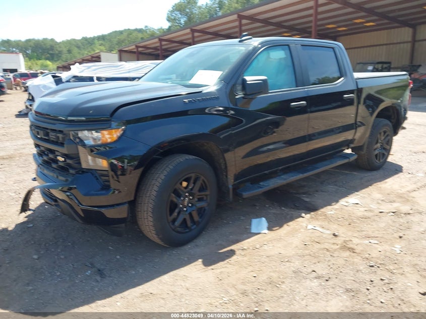 2022 Chevrolet Silverado 1500 2wd  Short Bed Custom 1GCPABEK8NZ544282 photo 1